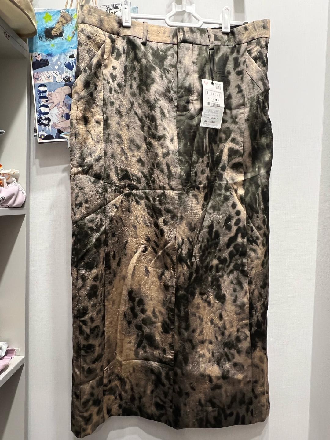Zara Юбка с леопардовым принтом — фото 2