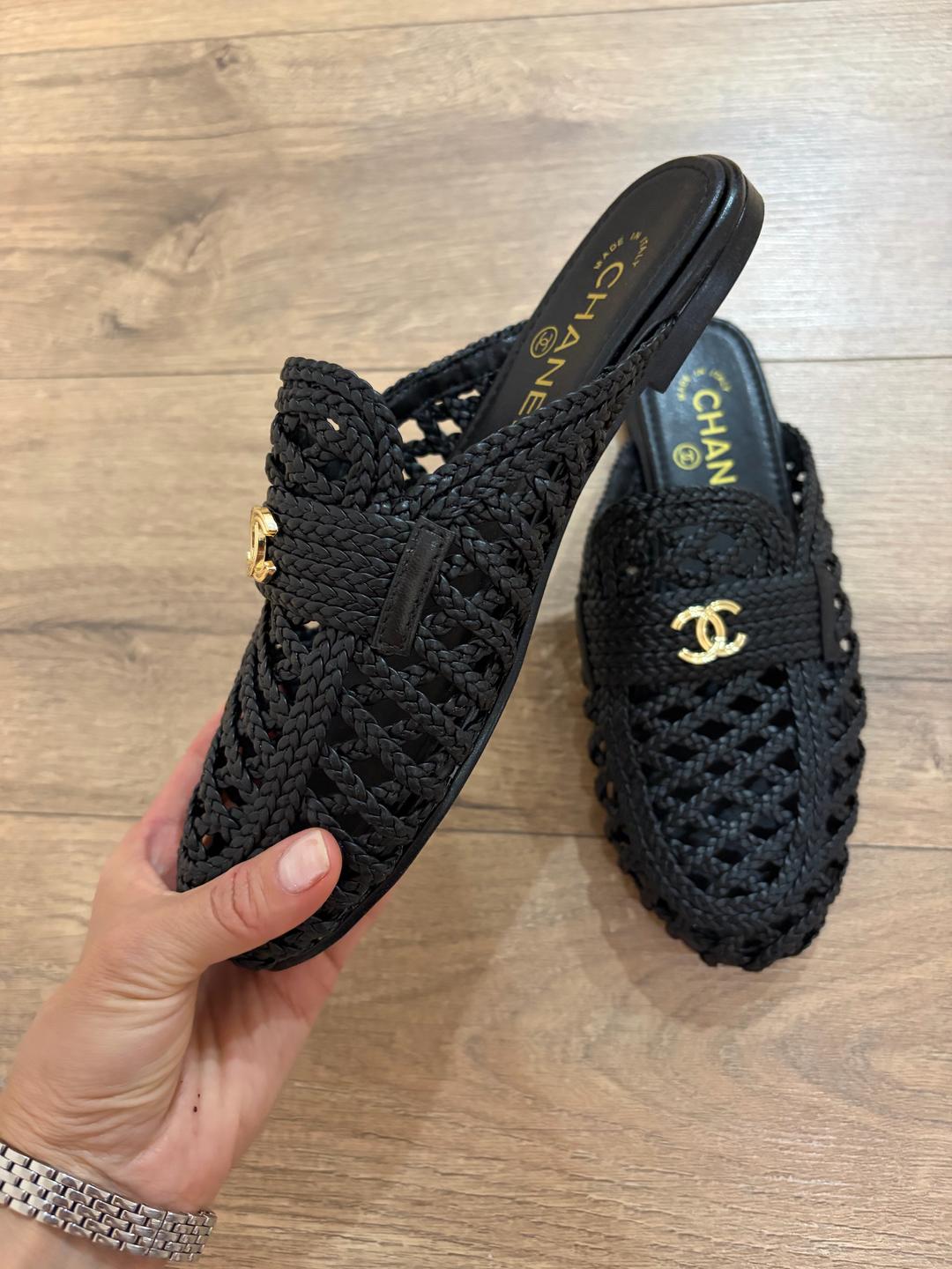 Chanel Плетеные мюли Chanel — фото 2