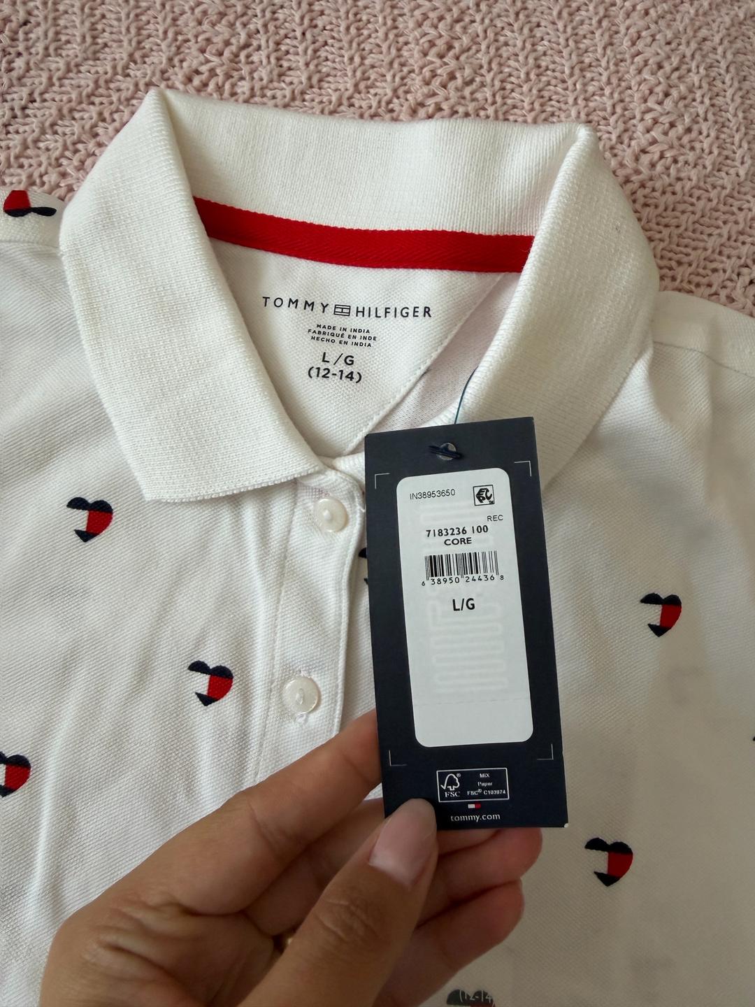 Tommy Hilfiger Поло для девочек Tommy Hilfiger — фото 2