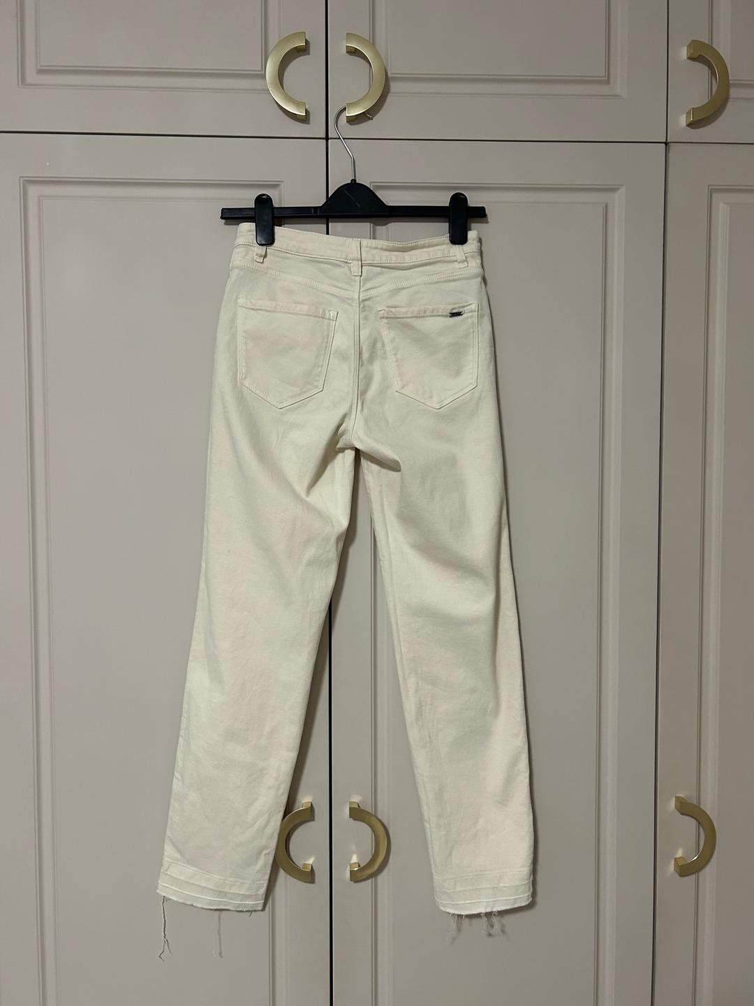 Massimo Dutti Молочные джинсы Массимо Дутти размер С — фото 2