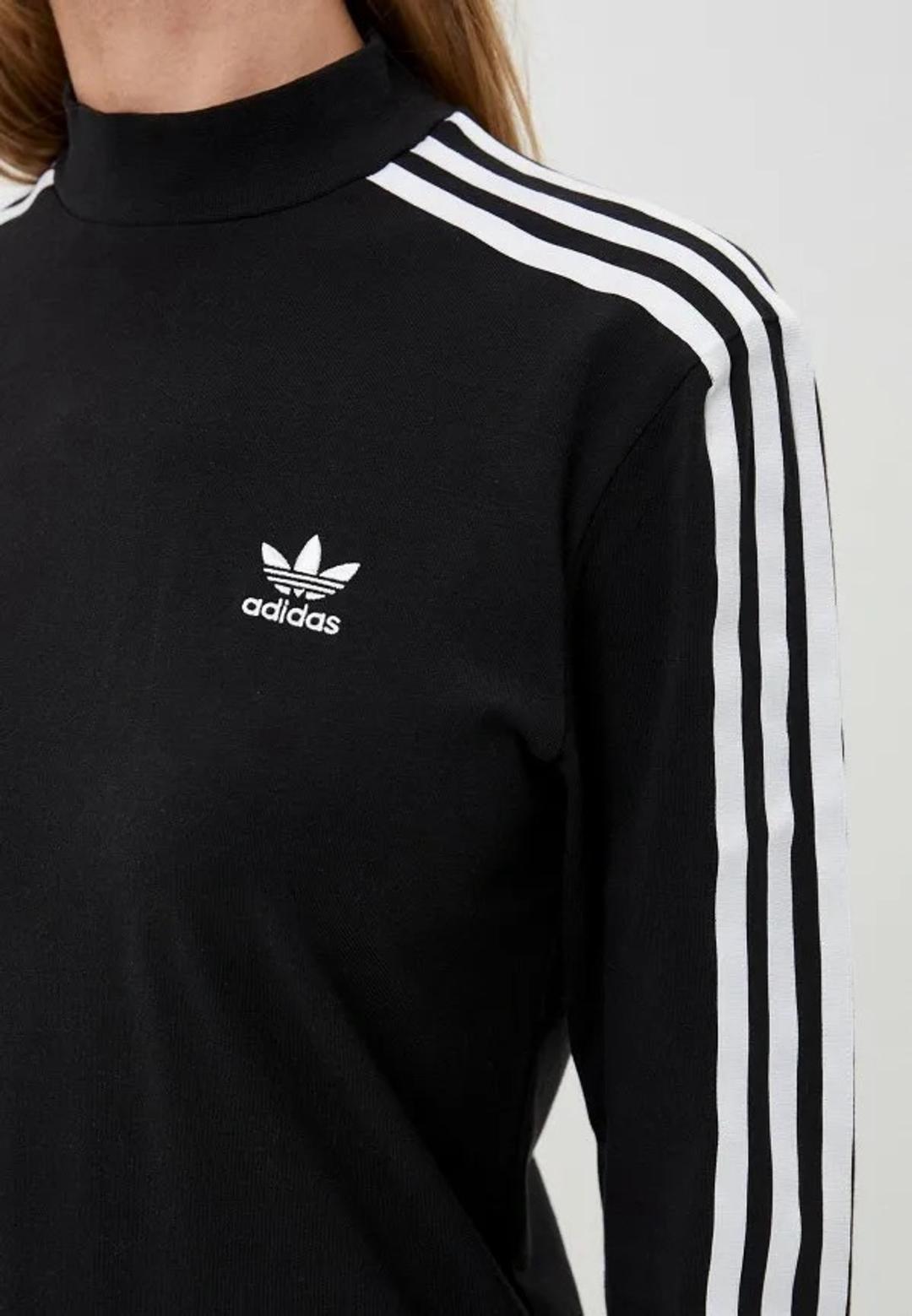 Adidas Черный лонгслив Adidas Originals S — фото 2