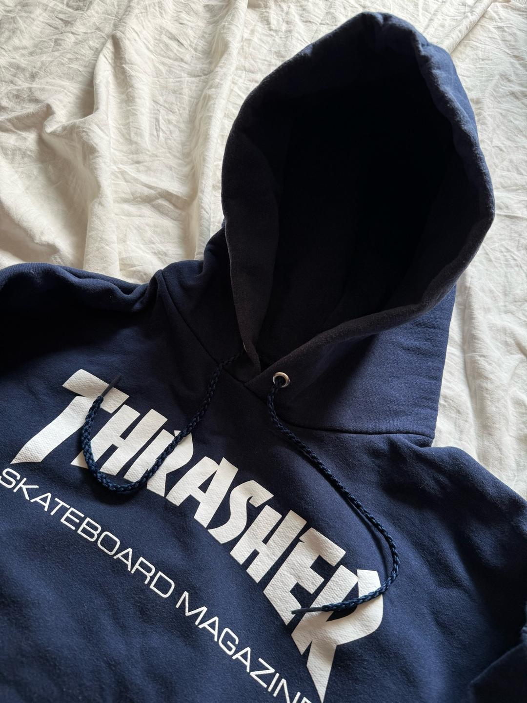THRASHER Худи Thrasher navy blue / темно-синий худи трешер — фото 2