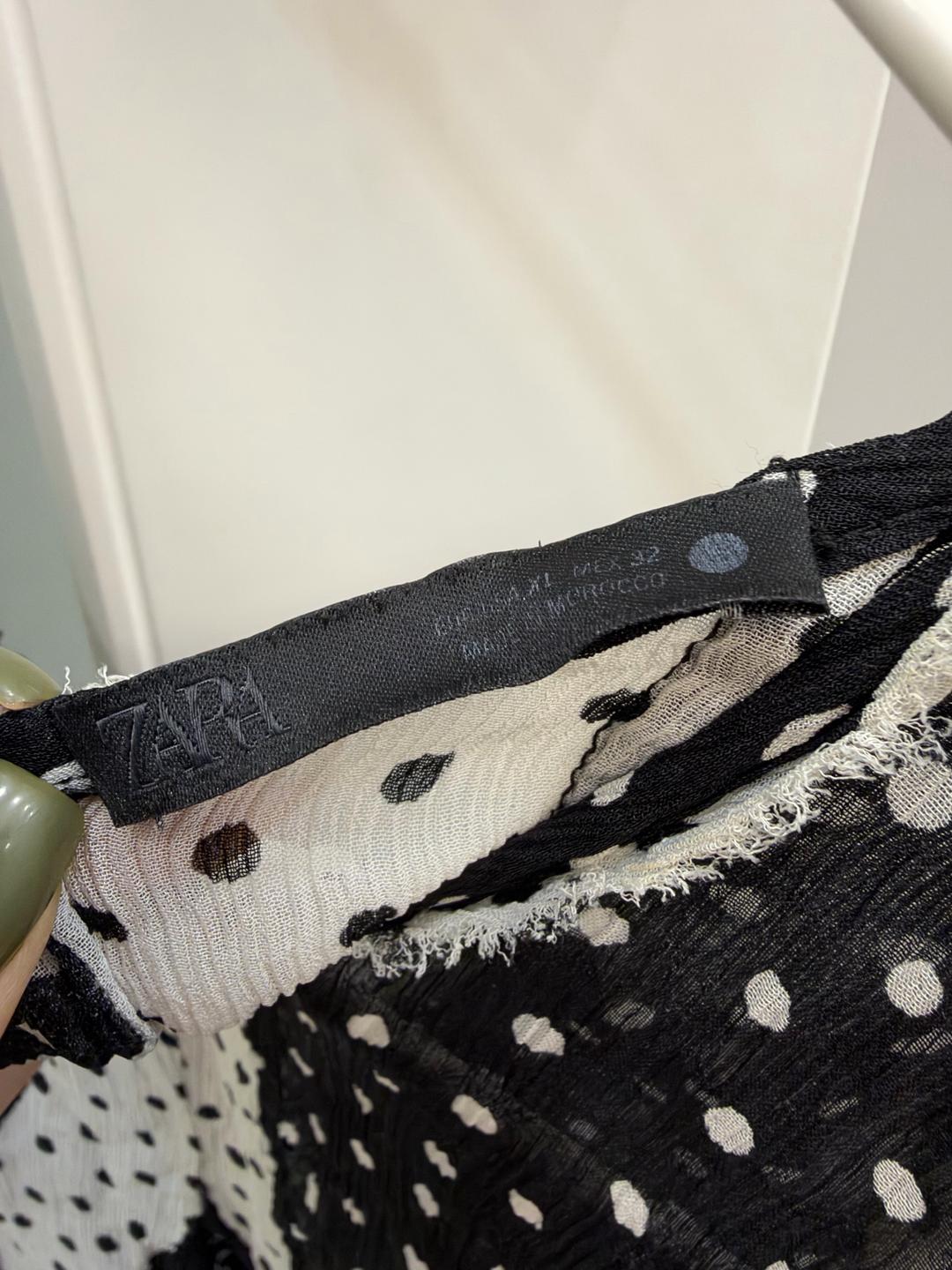 Zara Топ ZARA в горошек — фото 2