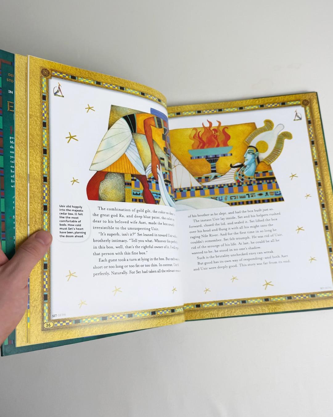Donna Jo Napoli Treasury of Egyptian Mythology: Classic Stories of Gods, Goddesses, Monsters & M — фото 2