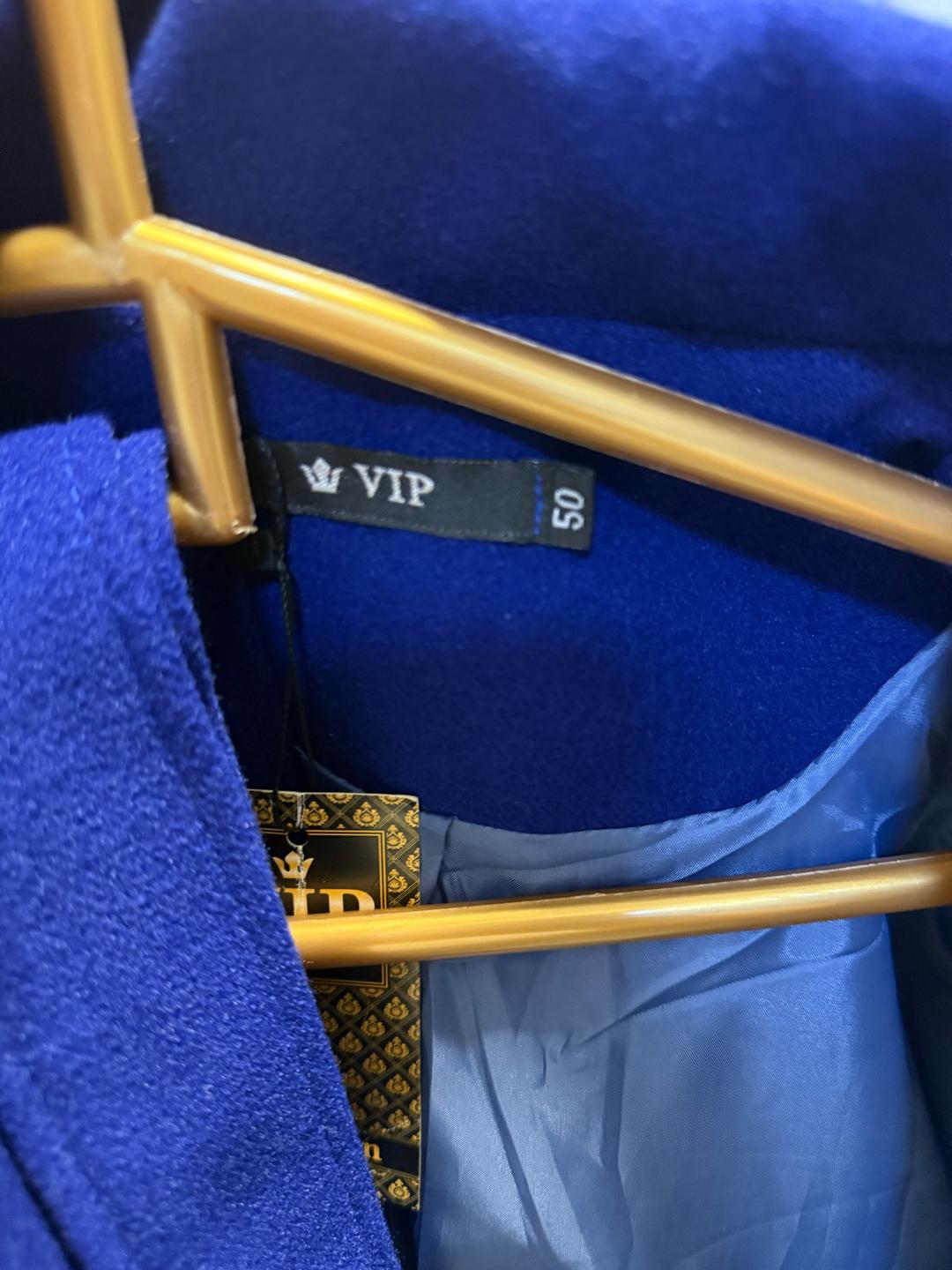 VIP Пальто VIP тёмно синий — фото 2