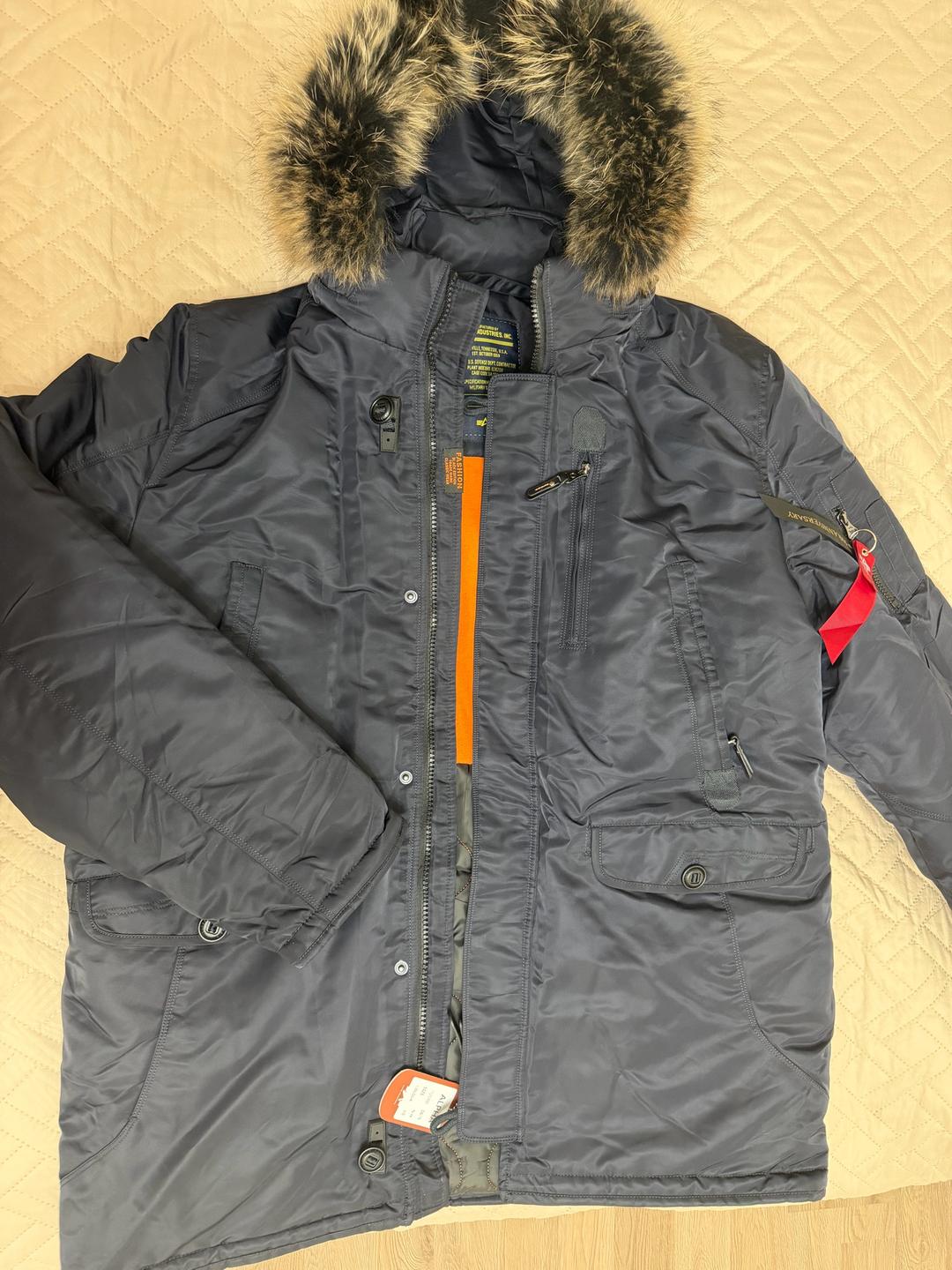 Alpha Industries Alpha Industries парка с капюшоном мужская — фото 2
