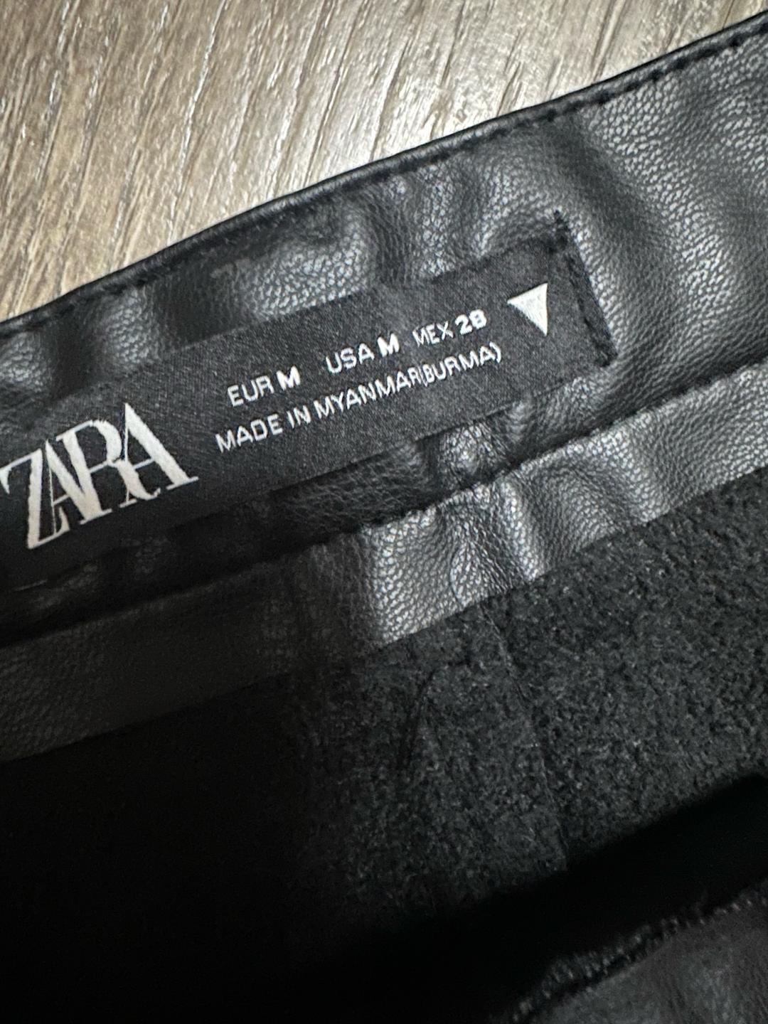 Zara Брюки экокожа ZARA — фото 2