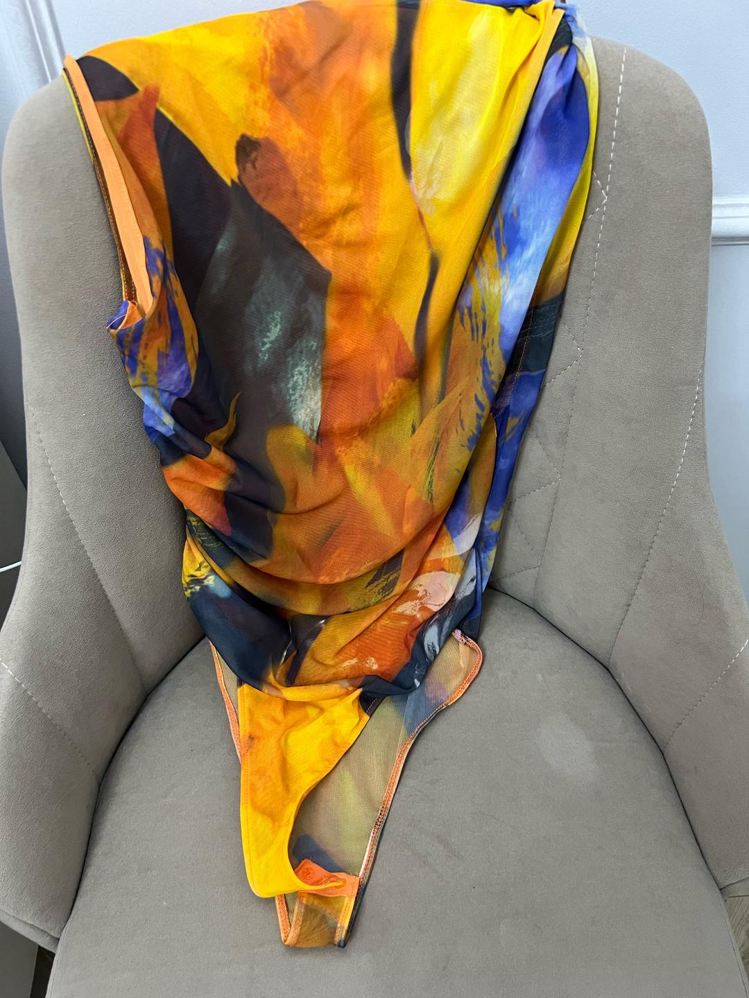 Zara Боди ZARA с абстрактным принтом — фото 2
