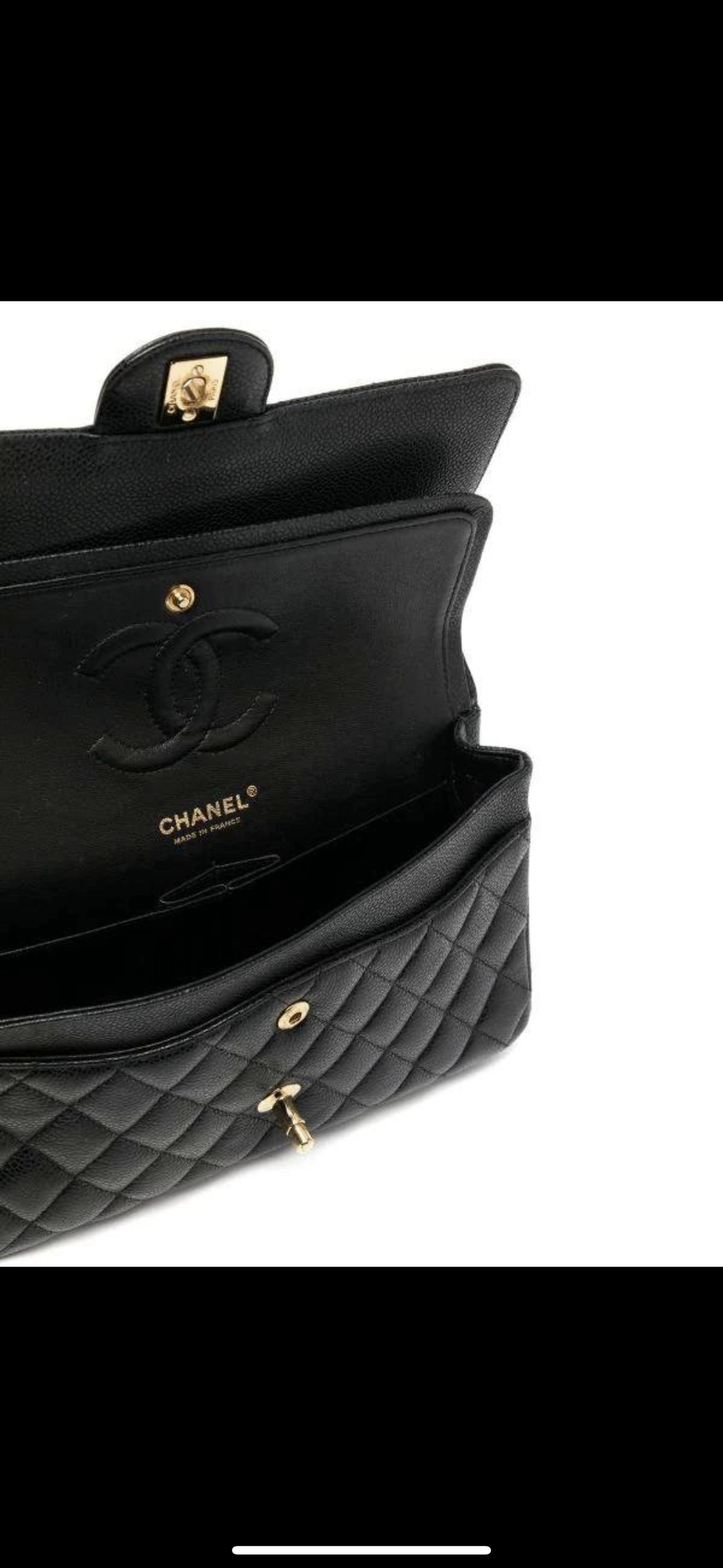 Chanel Chanel 2.55 classic 30 cm caviar — фото 2