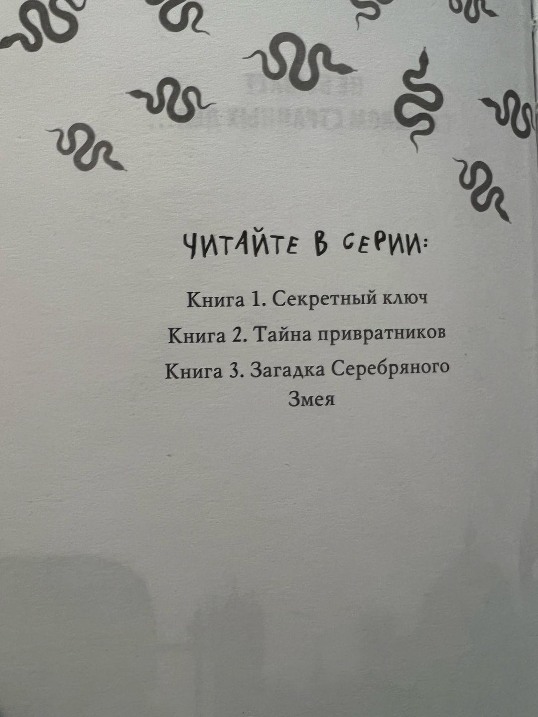 Лина Джонс Секретный ключ, Тайна привратников, Загатка серебряного змея — фото 2
