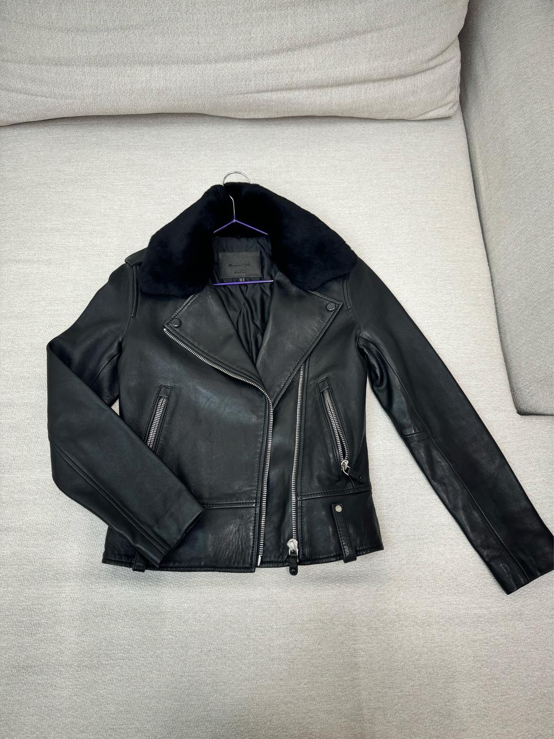 Massimo Dutti Куртка кожаная Massimo Dutti — фото 2