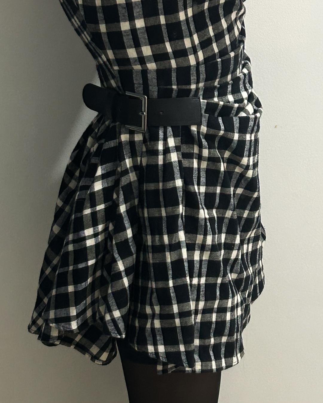 Pull & Bear Клетчатое платье Pull & Bear — фото 2