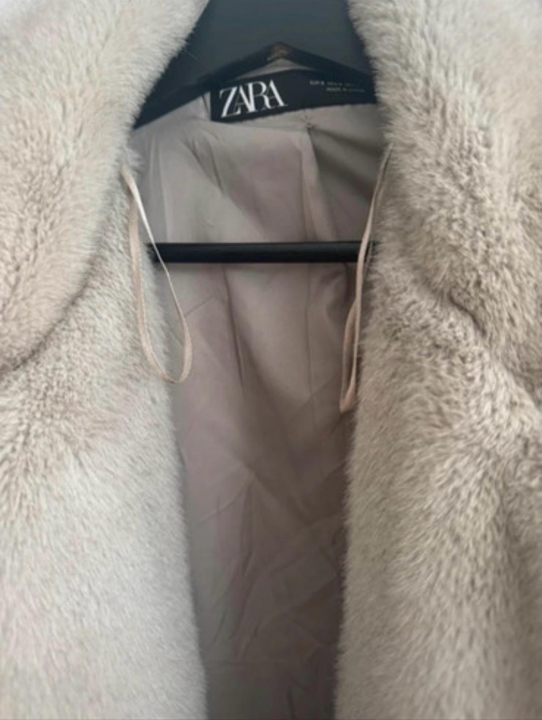 Zara Серая шубка ZARA — фото 2