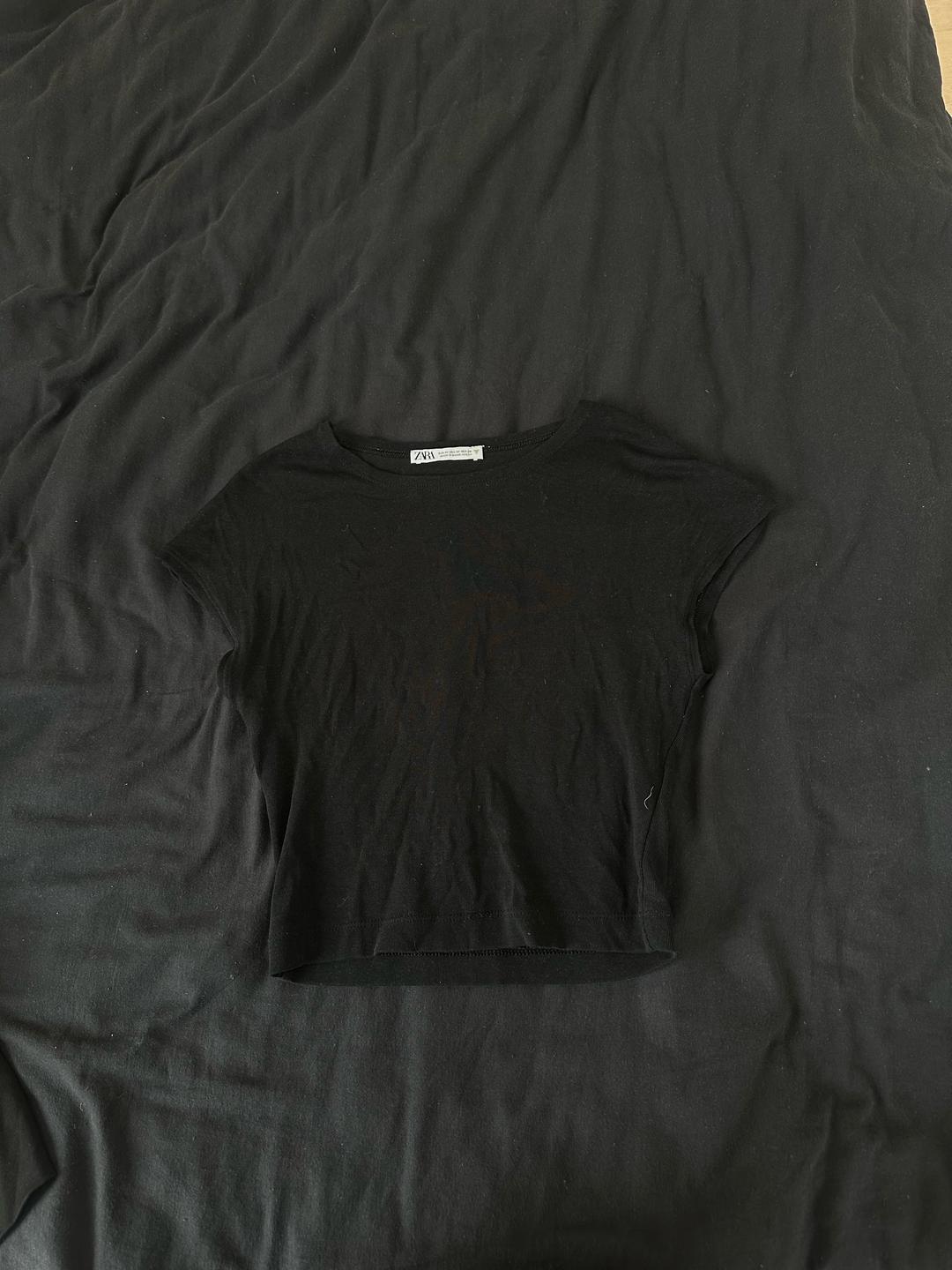 Zara Кроп футболка Зара — фото 2