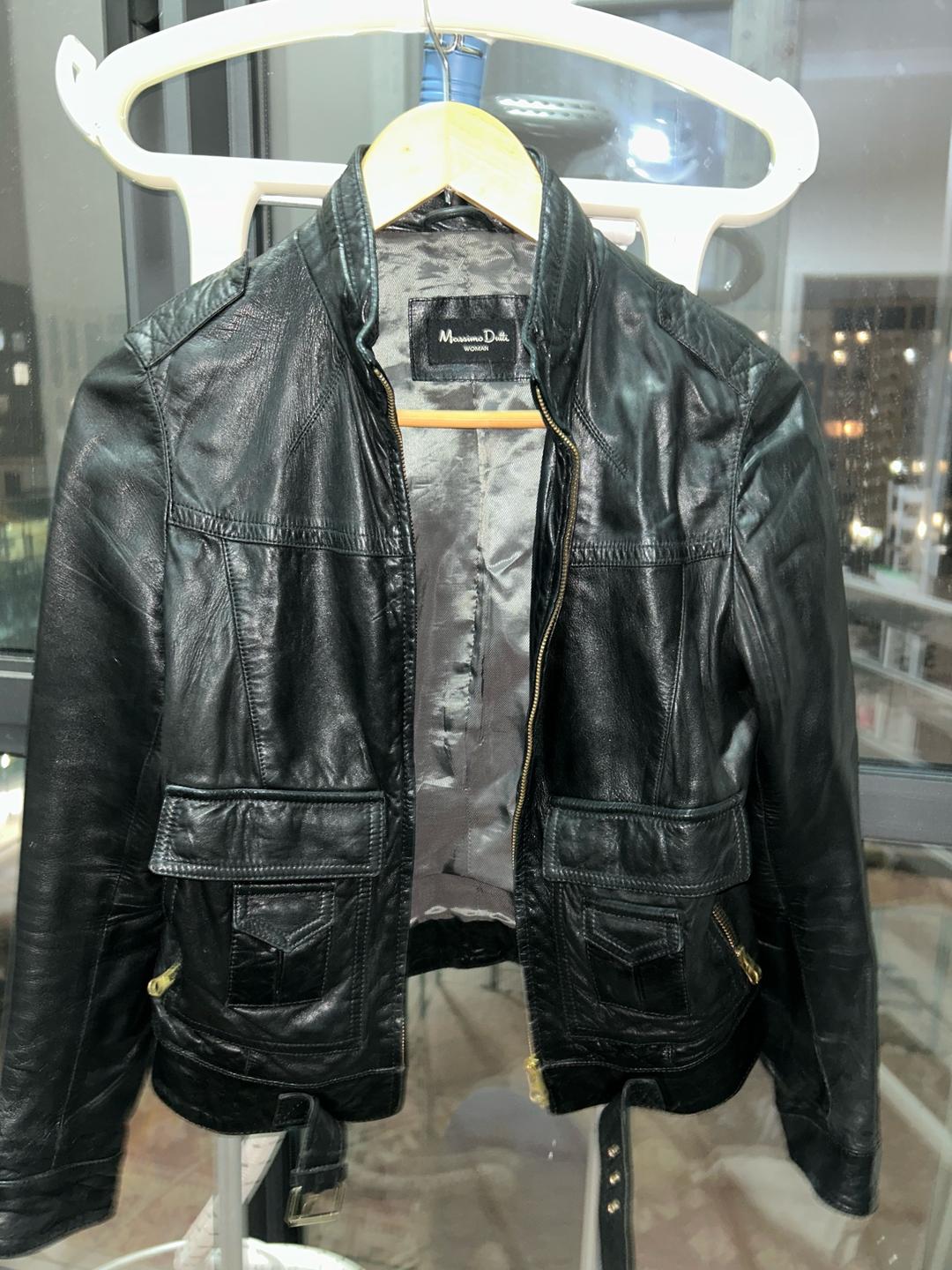 Massimo Dutti Massimo Dutti кожаная куртка — фото 2