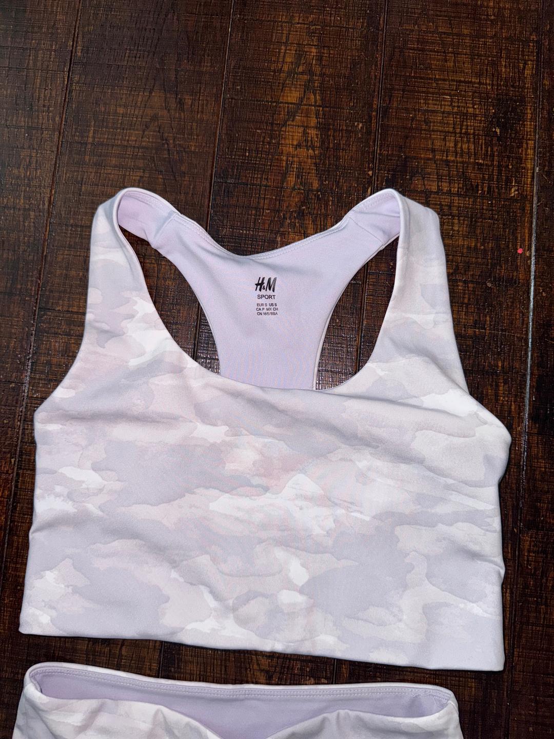 H&M Спортивный костюм/комплект H&M Sport (топ и велосипедки) — фото 2