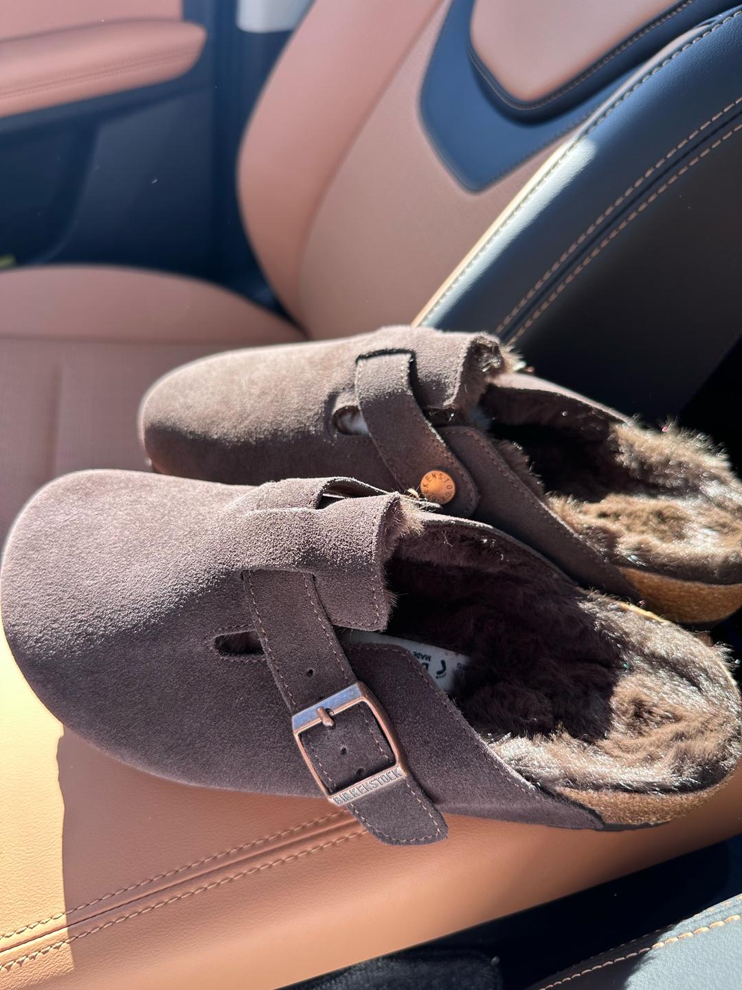 Birkenstock Сабо Birkenstock с мехом — фото 2