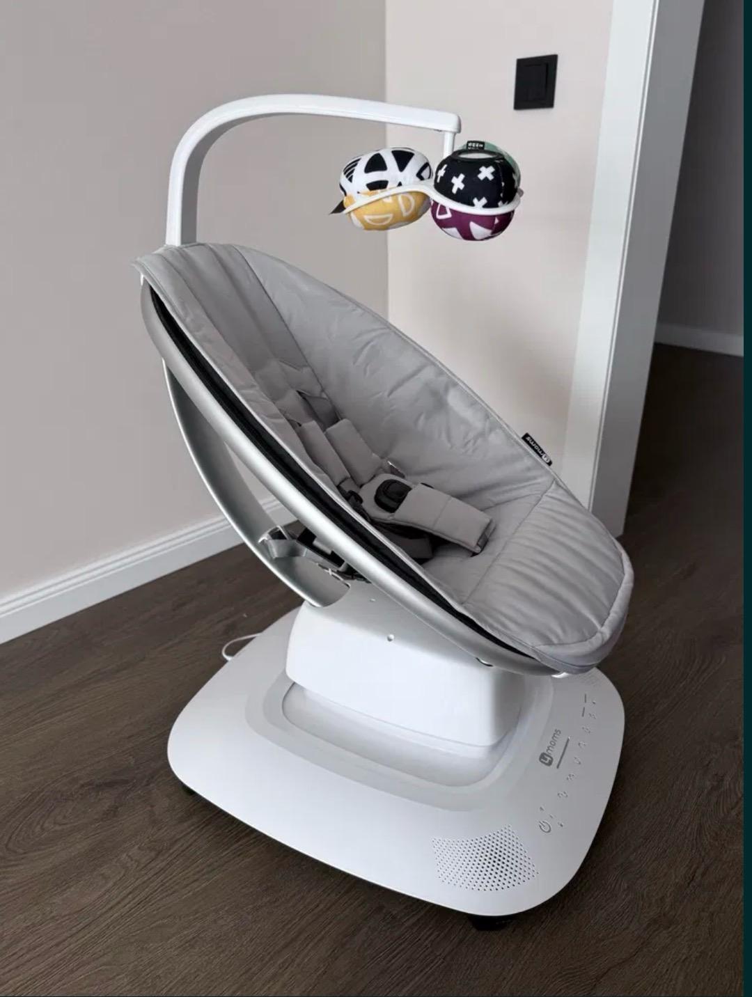 4Moms 4moms MamaRoo 5 + вкладыш для новорожденного,  состояние нового, упаковка — фото 2