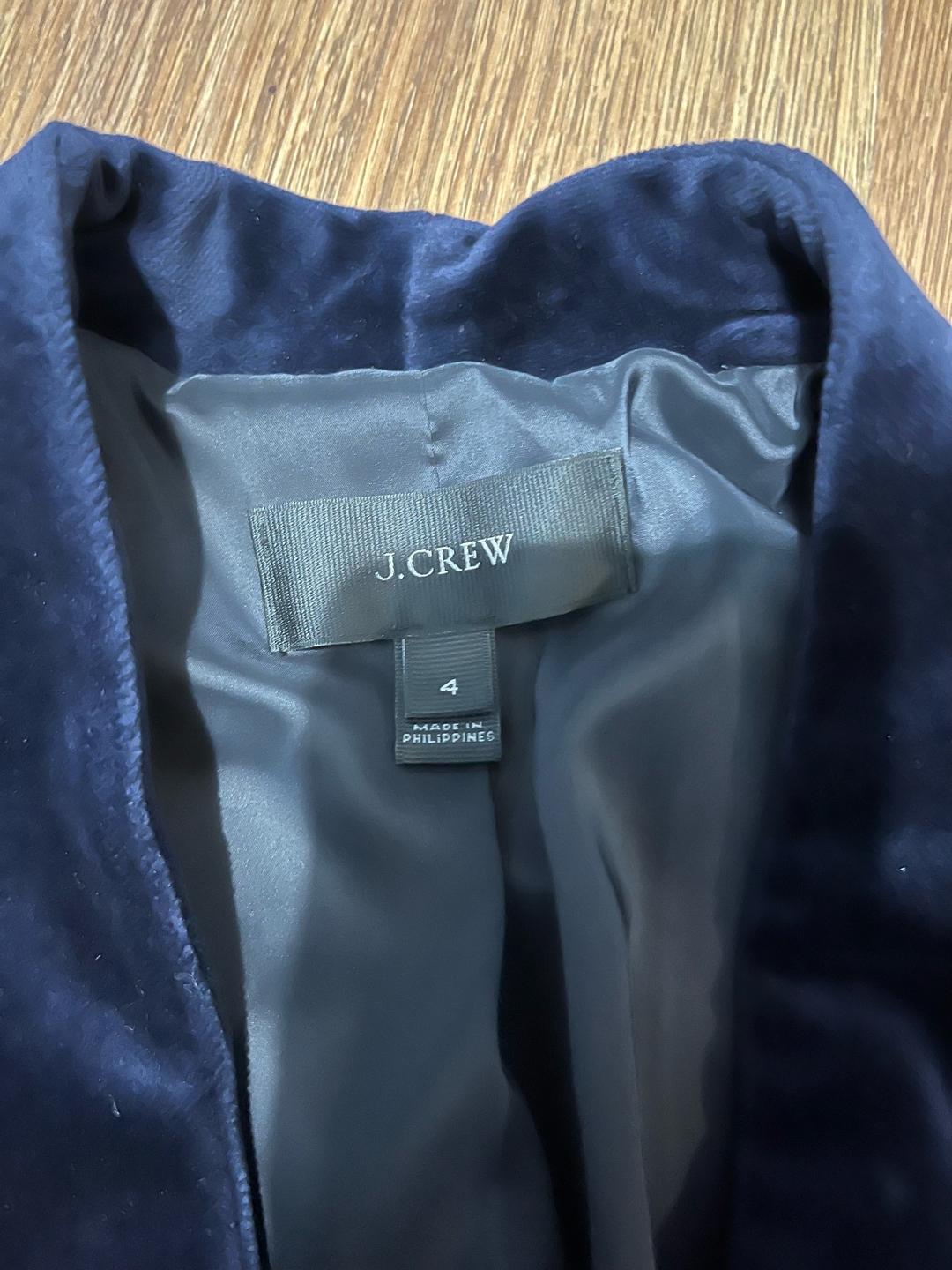 J crew Нарядный жакет из бархата — фото 2