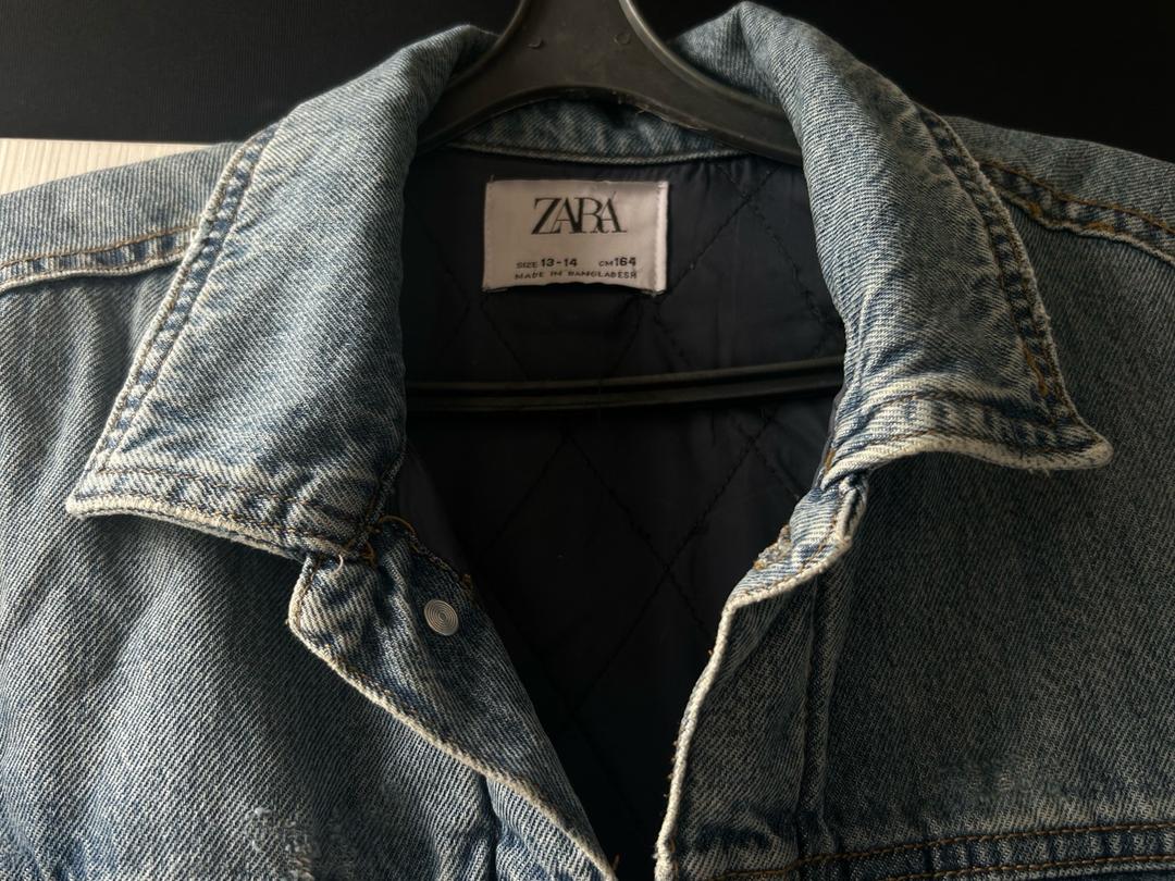 Zara Джинсовая куртка ZARA — фото 2