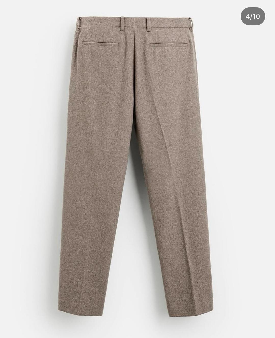 Zara Брюки Zara из тонкой шерсти — фото 2