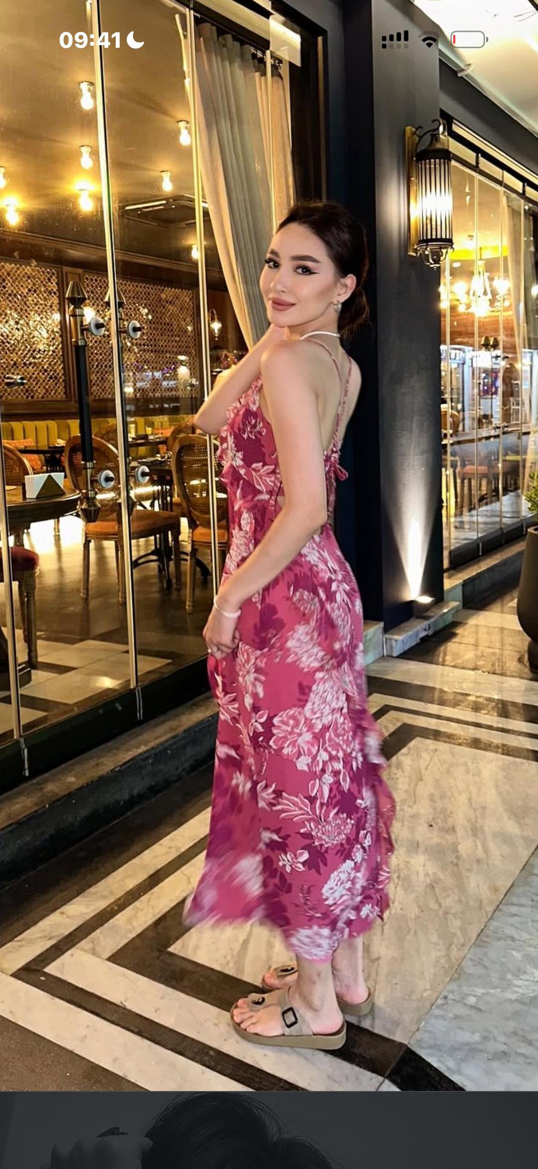 Zara Летнее платье на бретелях — фото 2
