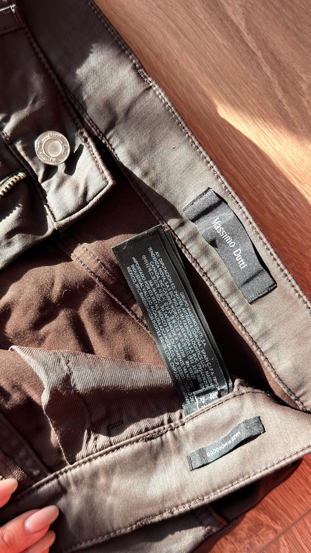 Massimo Dutti Massimo Dutti коричневые брюки — фото 2