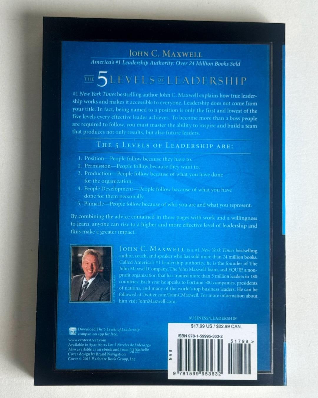 John C. Maxwell The 5 Levels of Leadership — фото 2
