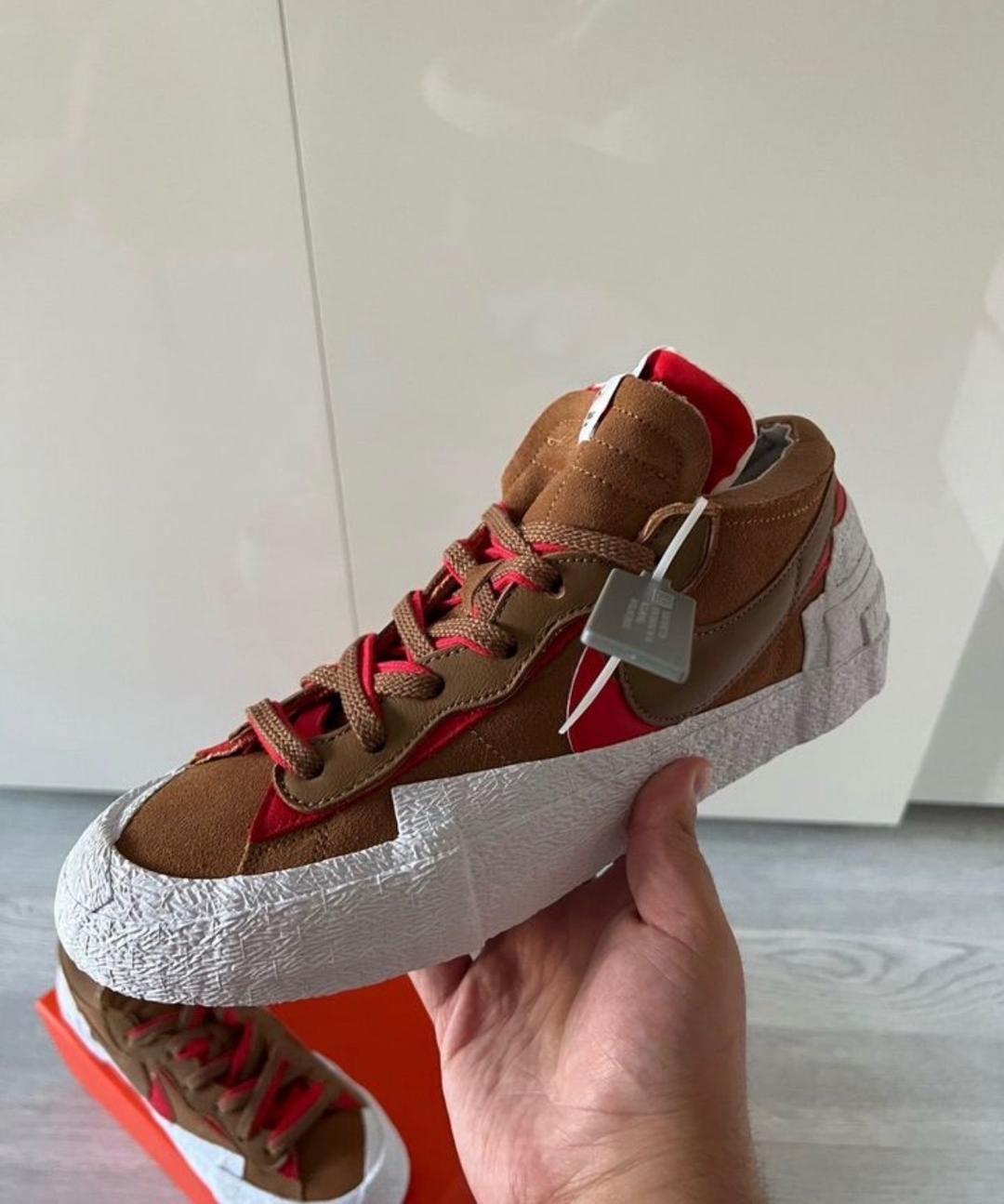 Nike Кроссовки кеды Nike x Sacai — фото 2