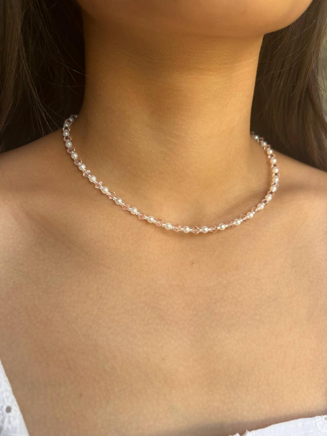 Handmade (ручная работа) Чокер “Розовый рассвет” ручная работа 🌷✨ — фото 2