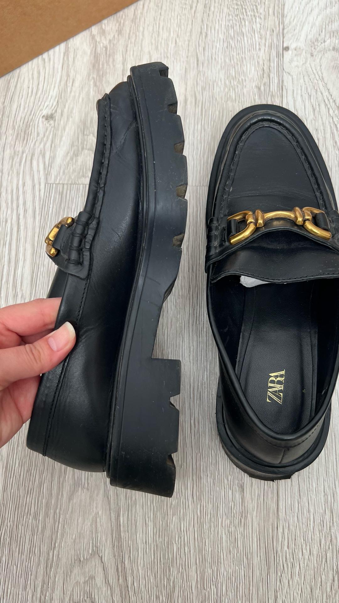 Zara Кожаные лоферы Zara — фото 2