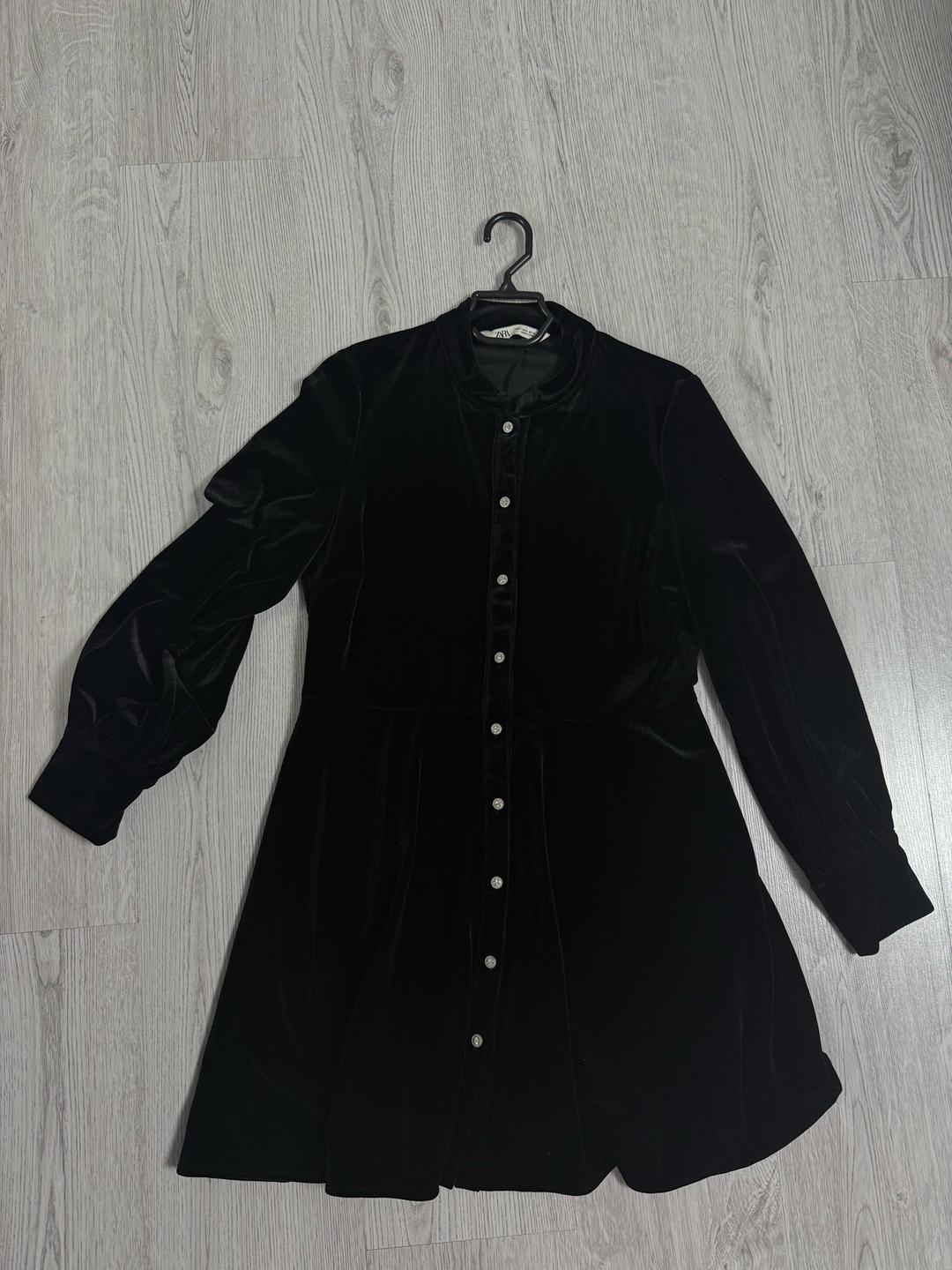 Zara Платье бархатное — фото 2