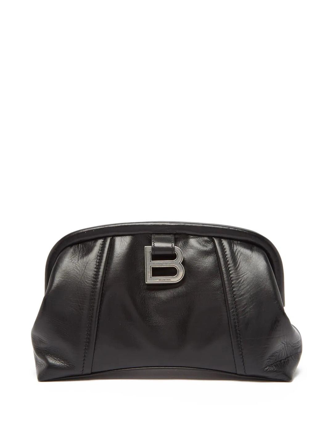 Balenciaga Клатч Balenciaga B. Logo Small Clutch (Black) — фото 2