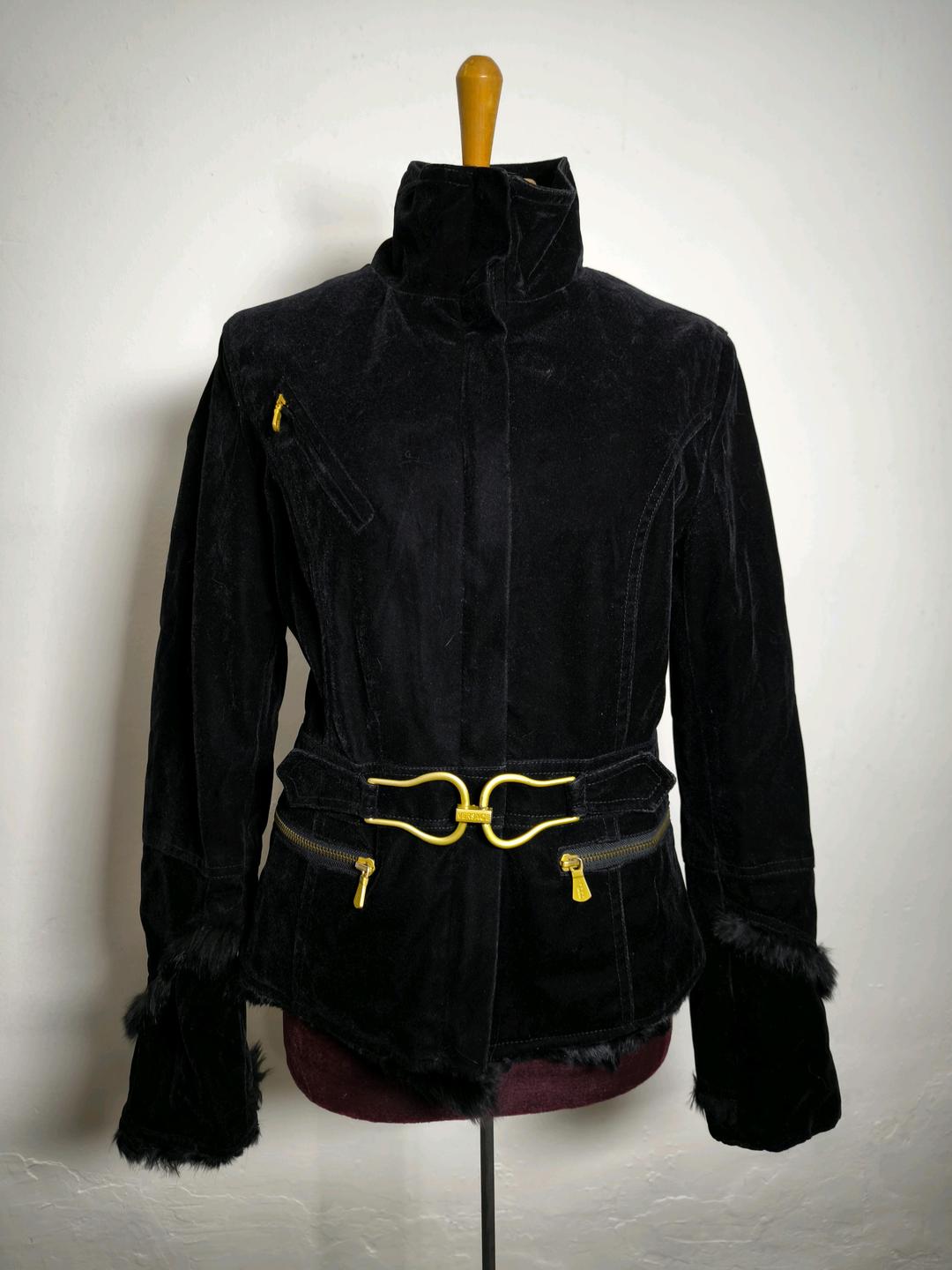 Versace Куртка из бархата с мехом Versace sport — фото 2