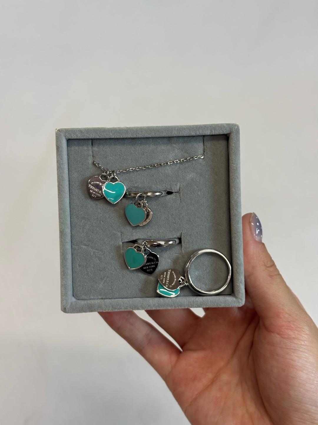 GG Jewellery Набор: цепочка с кулоном и кольца — фото 2