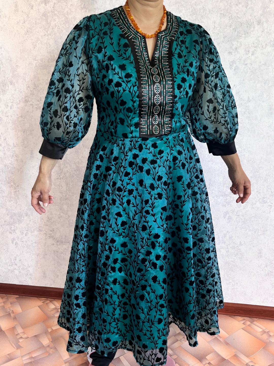 black rose зеленое платье — фото 2