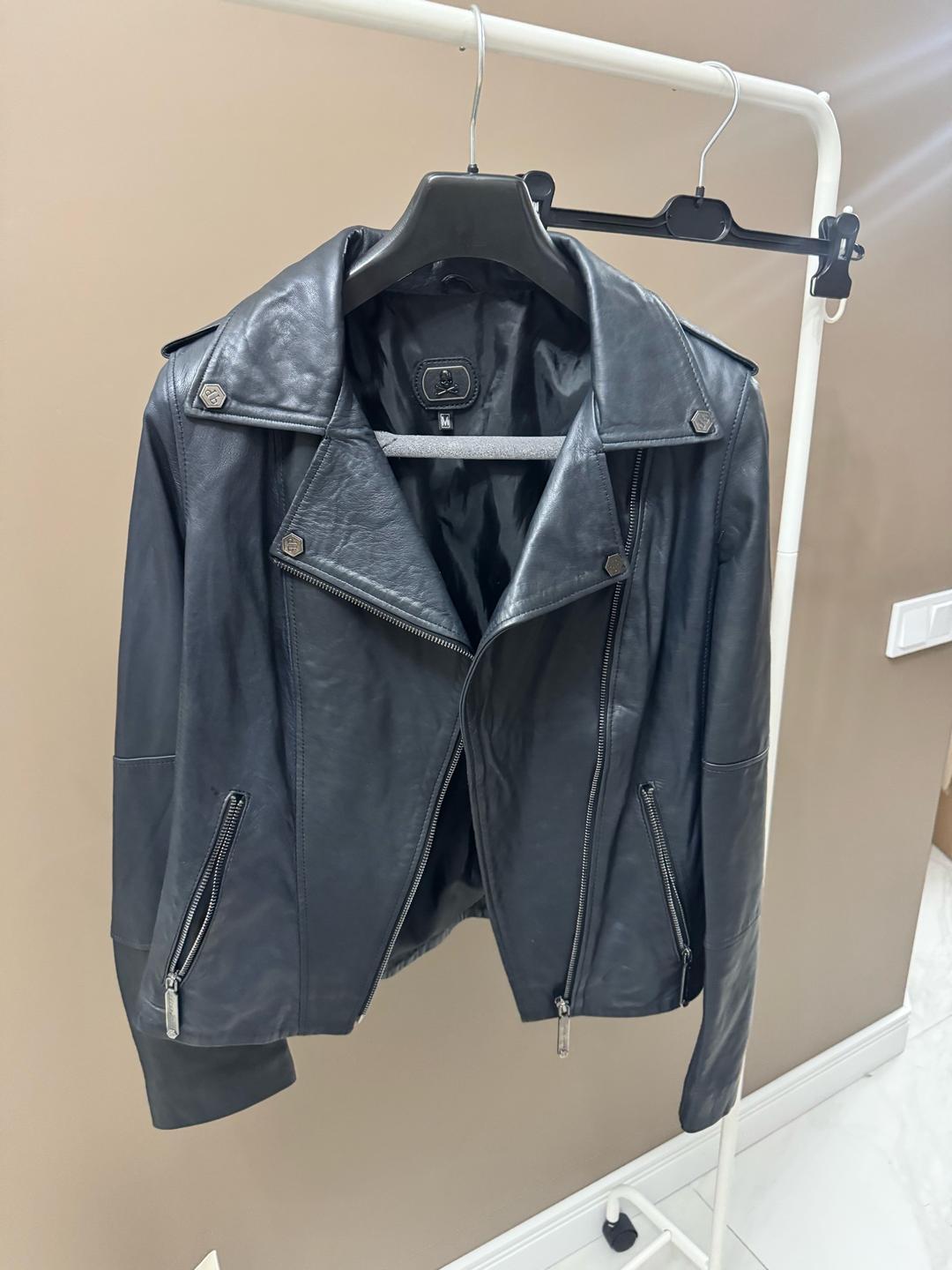 PHILIPP PLEIN Кожаная куртка Philipp Plein — фото 2