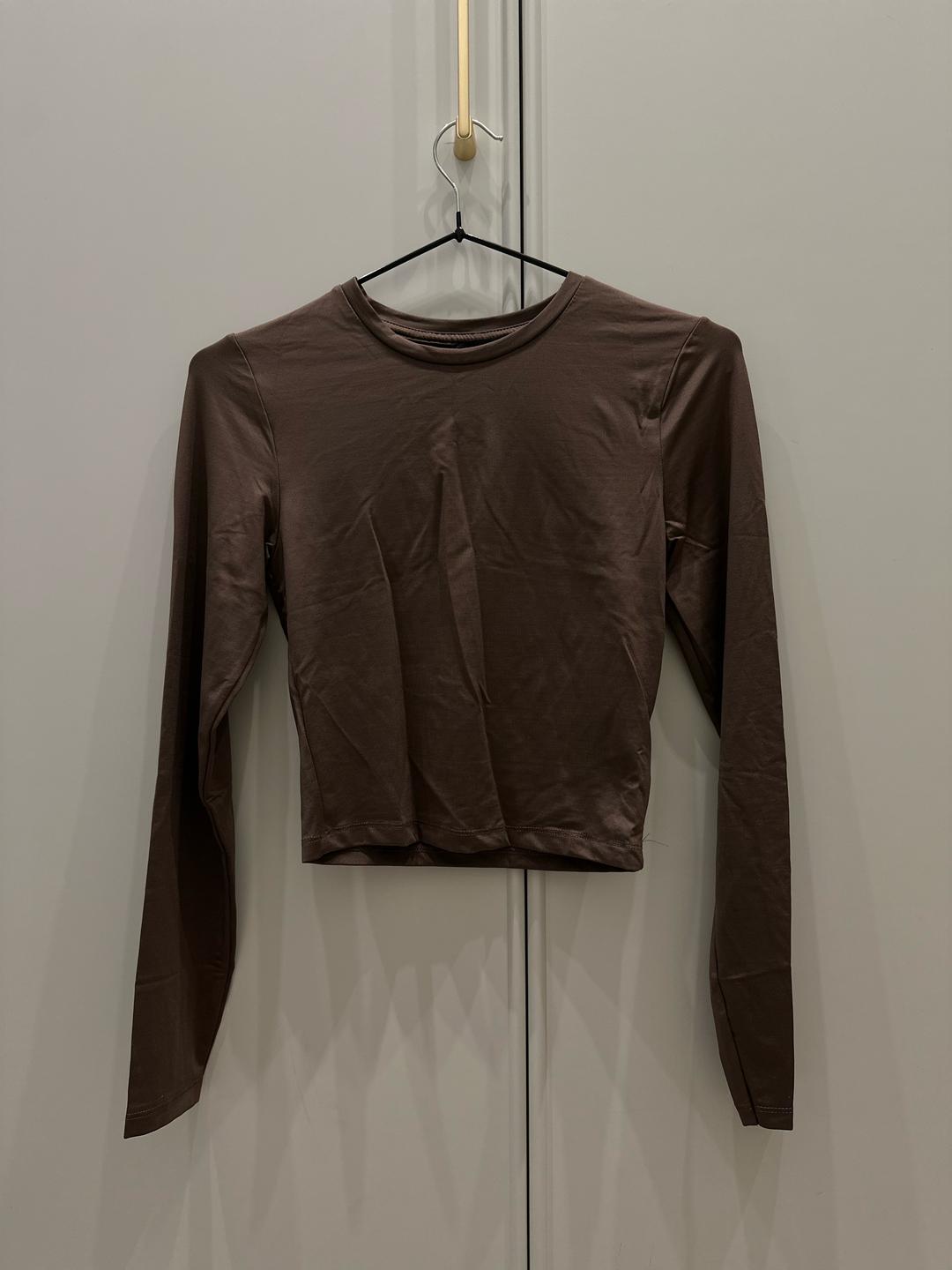 River Island Лонгслив River Island коричневый | Турция — фото 2