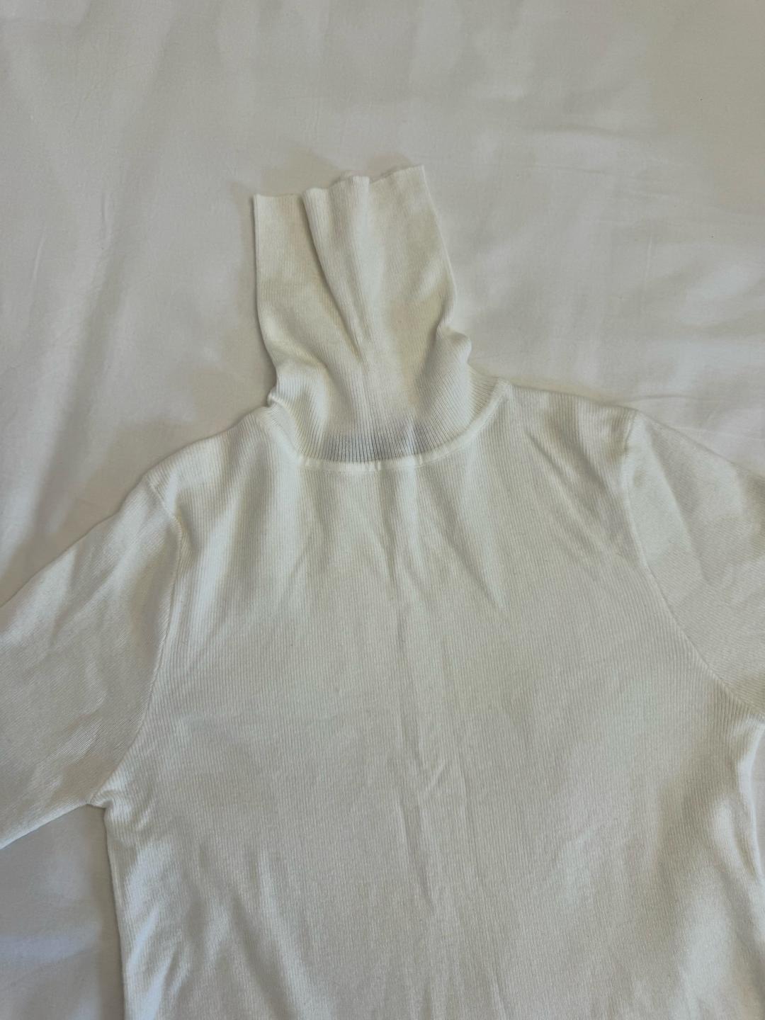 Zara Белая водолазка Zara — фото 2