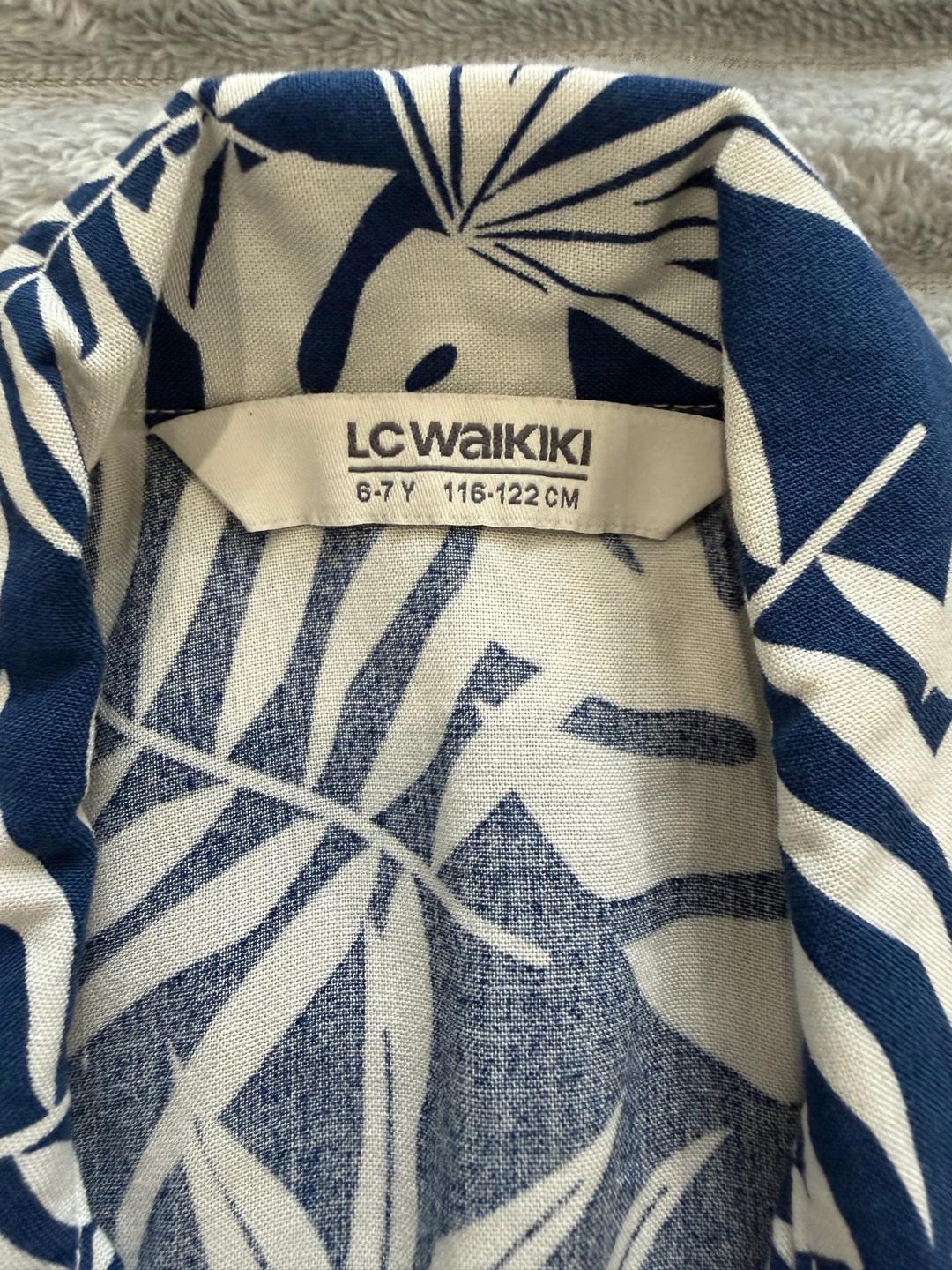 LC Waikiki Гавайчкая рубашка на мальчика 6-7 лет — фото 2