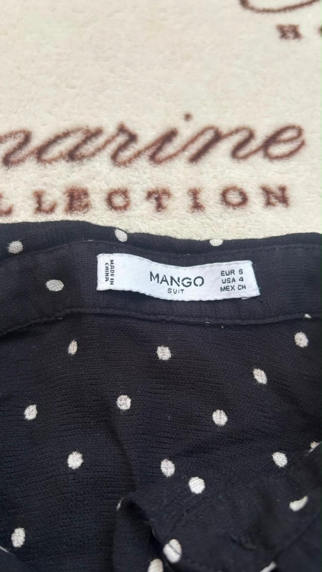 Mango Рубашка Mango в горошек — фото 2