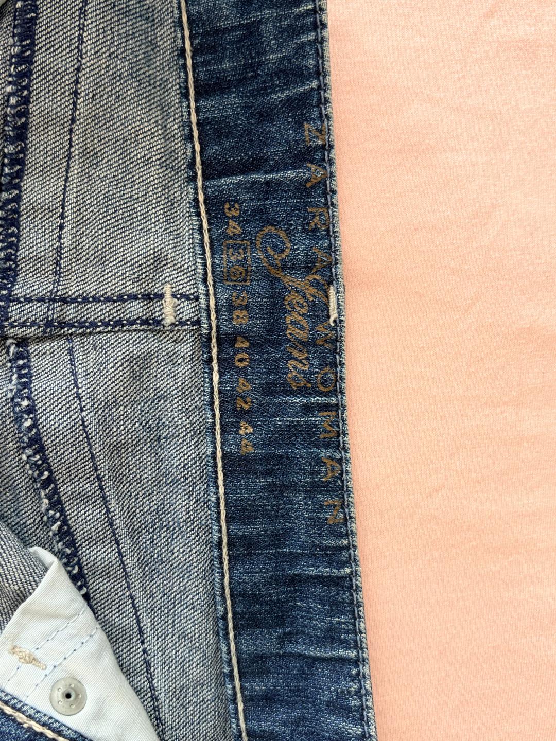 Zara Джинсовая юбка ZARA, оригинал — фото 2
