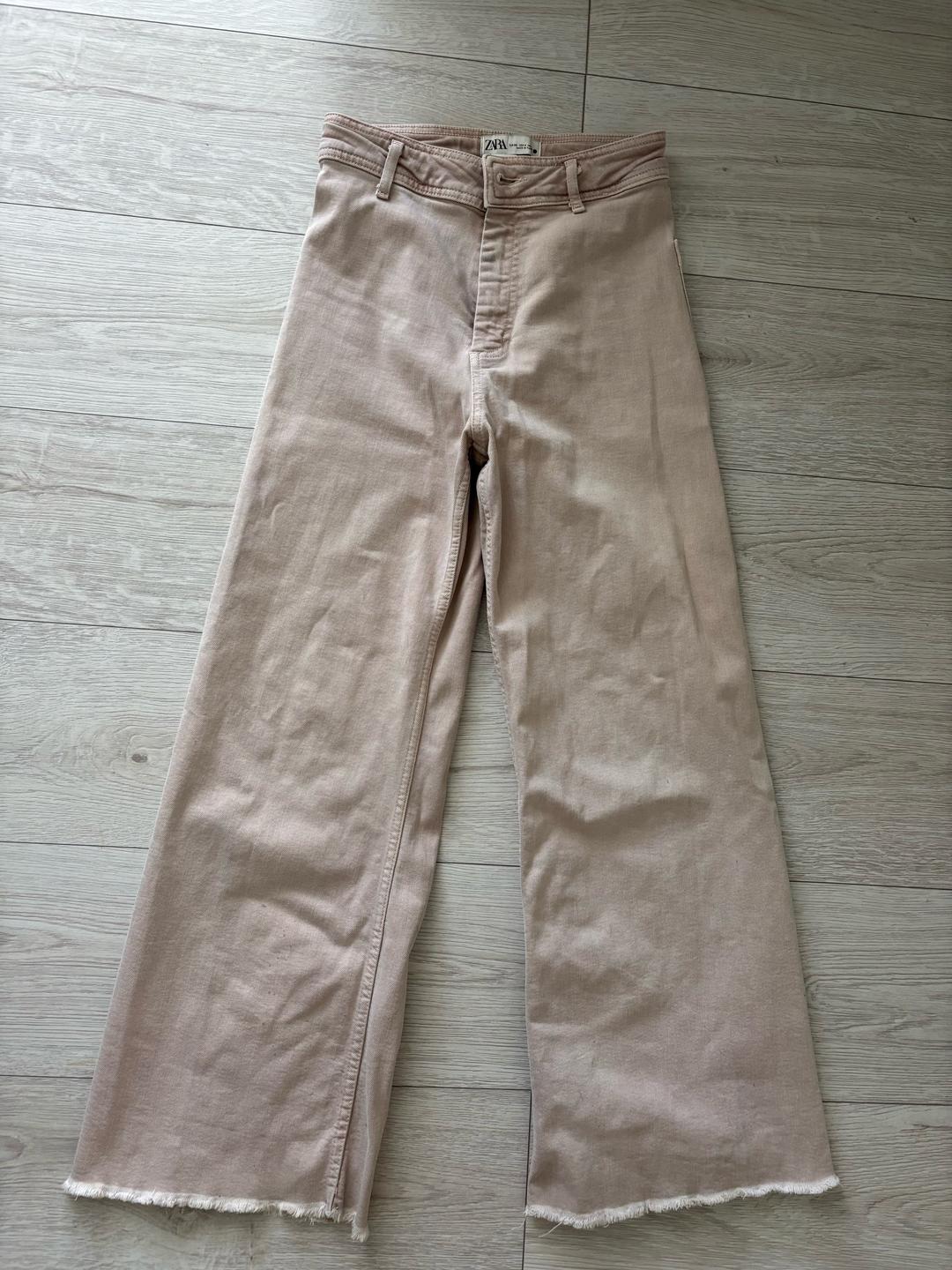 Zara Джинсы wide leg Zara marine straight xs s — фото 2