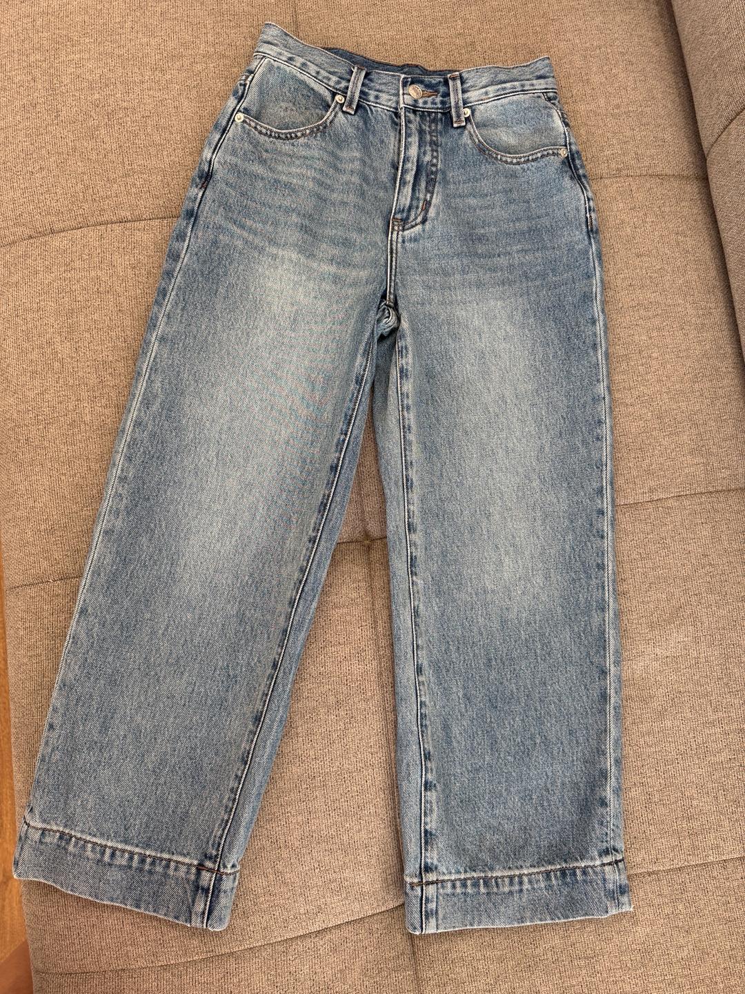 Korean jeans Джинсы кюлоты 7/8 — фото 2
