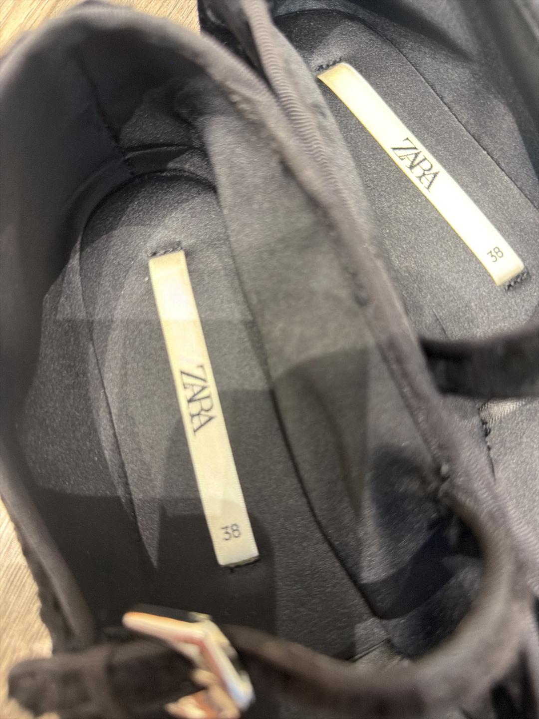 Zara Балетки Zara с ремешком из искусственного меха — фото 2