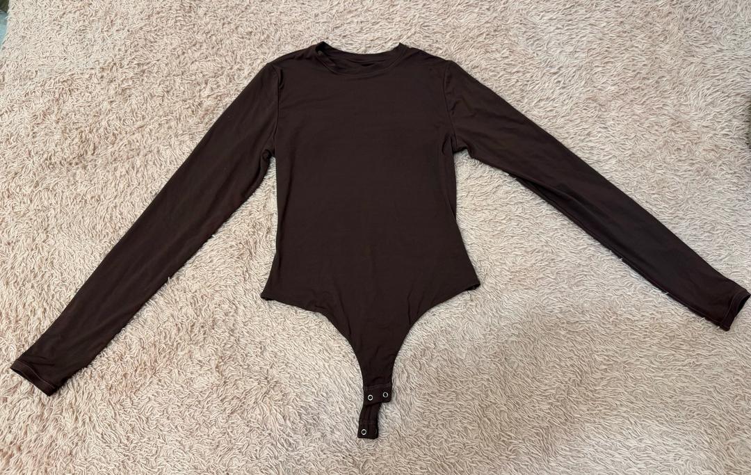 Нет бренда Коричневое боди vivien wear — фото 2