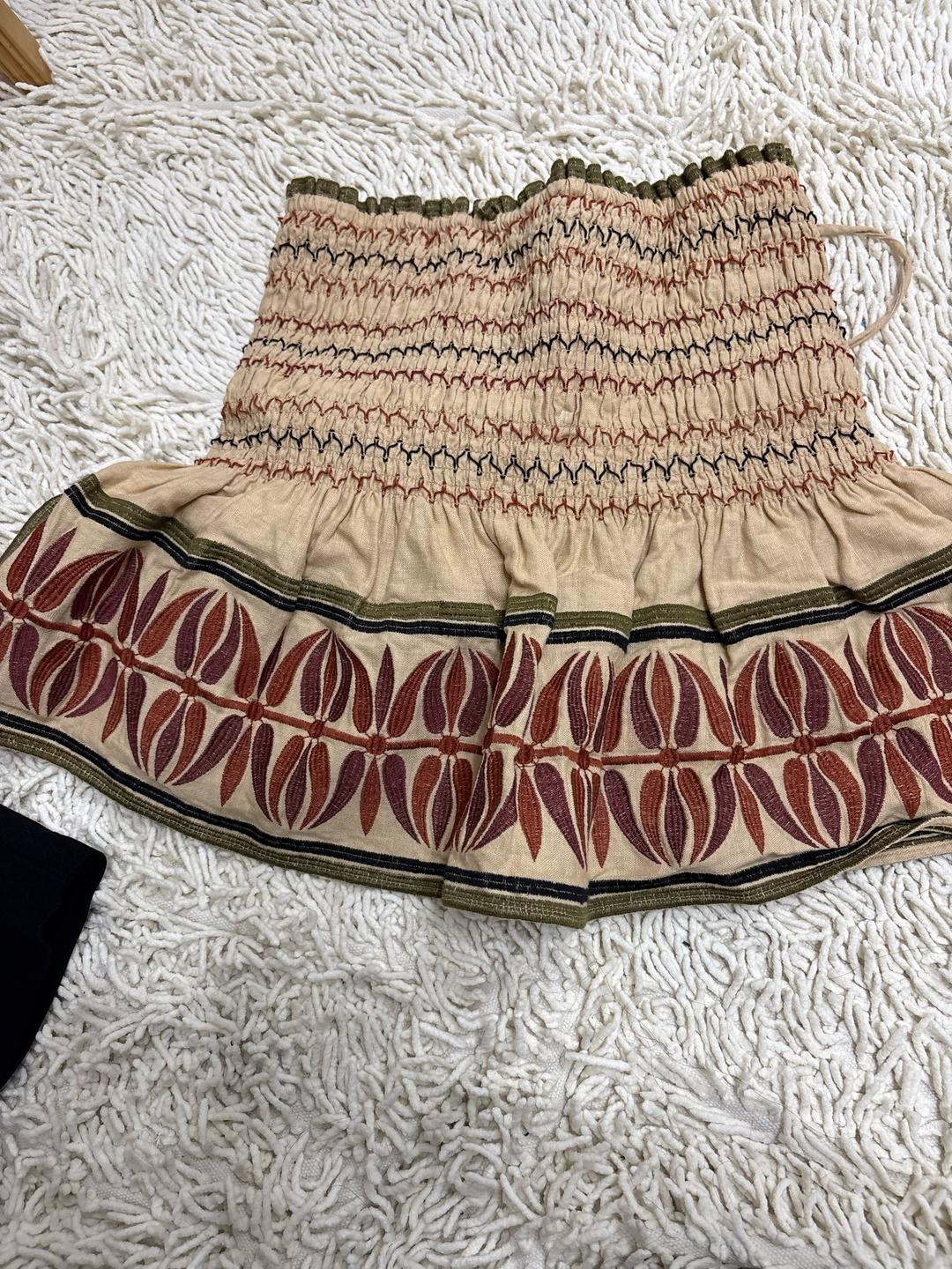 Zara Мини-юбка ZARA с вышивкой — фото 2