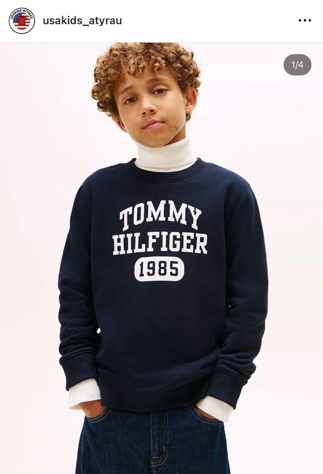 Tommy Hilfiger Свитшот детский Tommy Hilfigher ( Размеры от 4 до 10лет) — фото 2