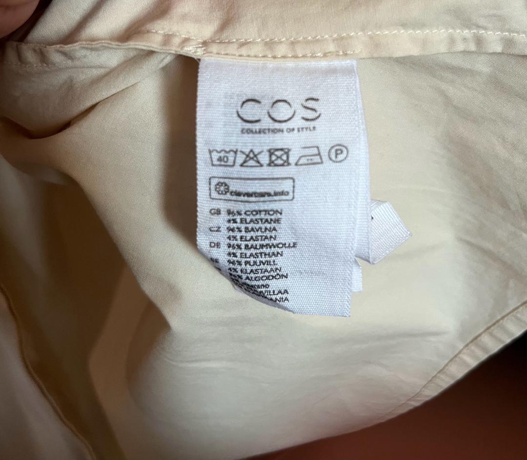 COS Бежевая рубашка cos — фото 2