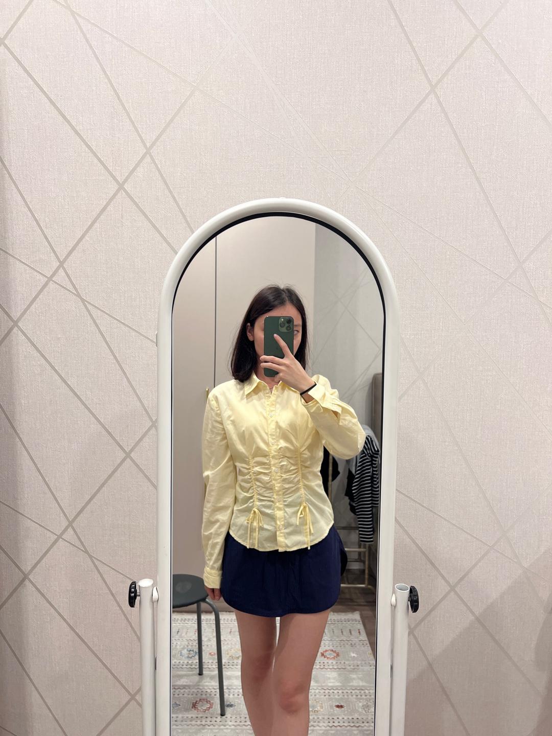 Bershka Рубашка с кулиской — фото 2